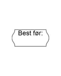 Meto etiketter "Best før", 32*19 lim 5, 30 rl